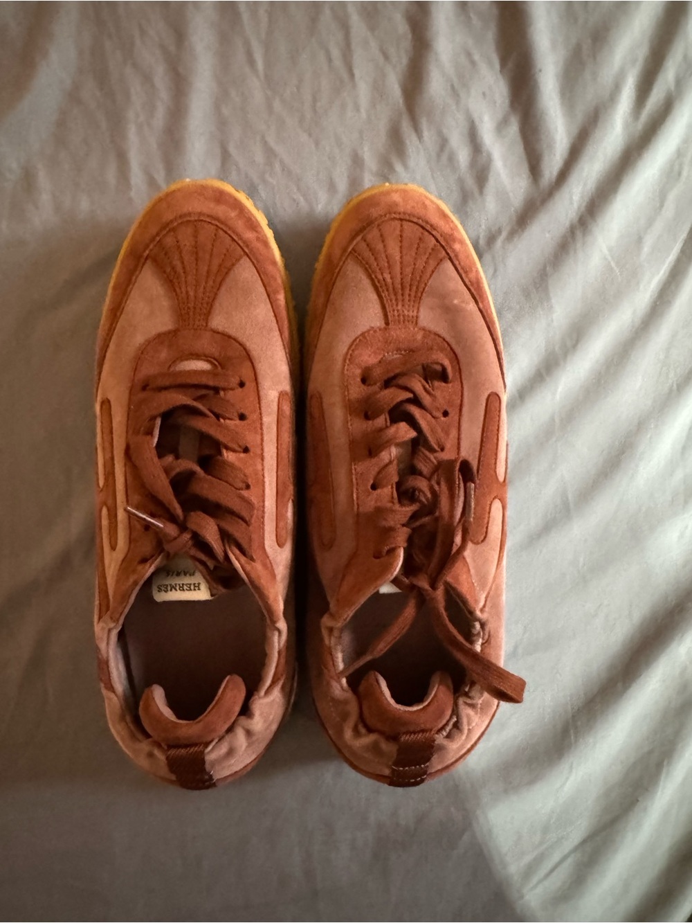 Hermes Jet Sneaker in Rose Antique